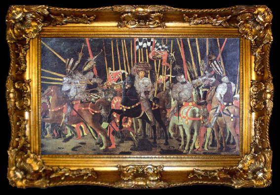 framed  paolo uccello the battle of san romano, ta009-2